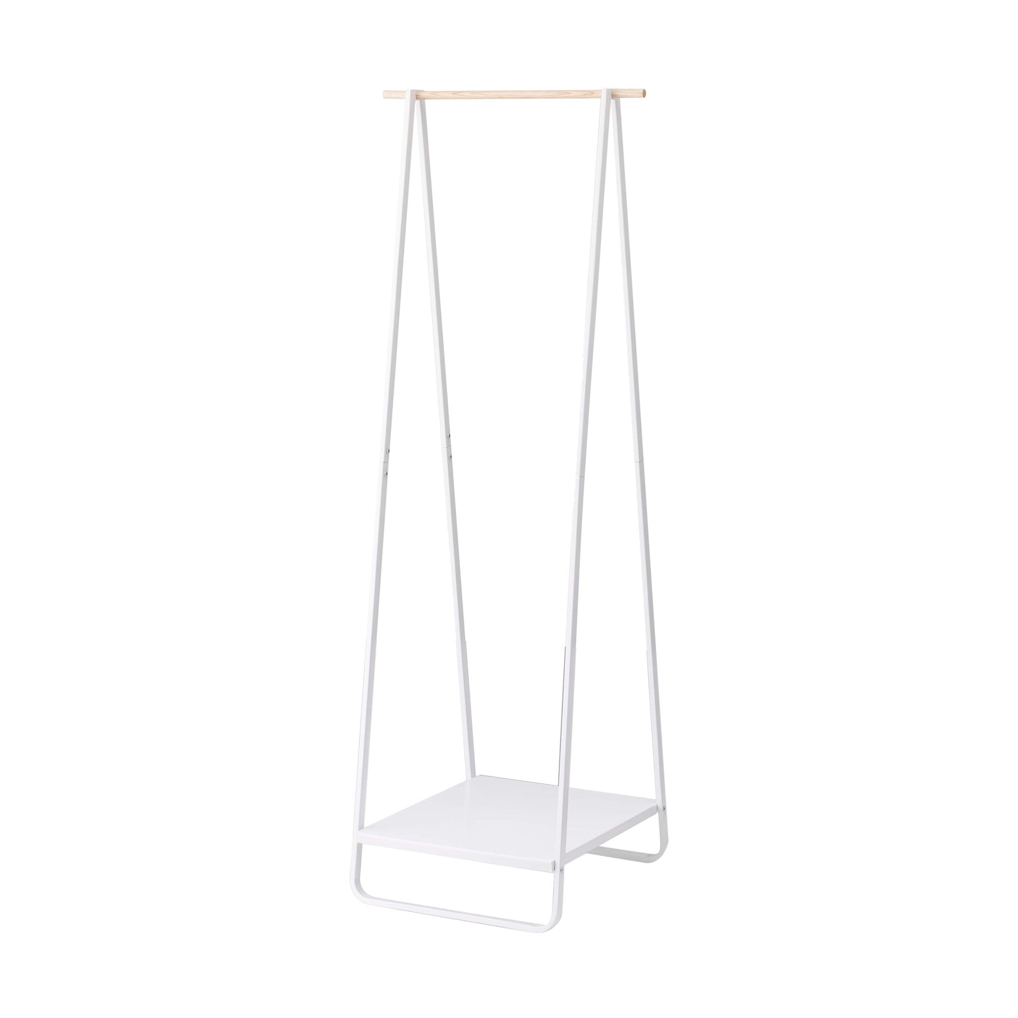 coat rack with shelf (55" h) steel coat rack with shelf (55" h) steel
