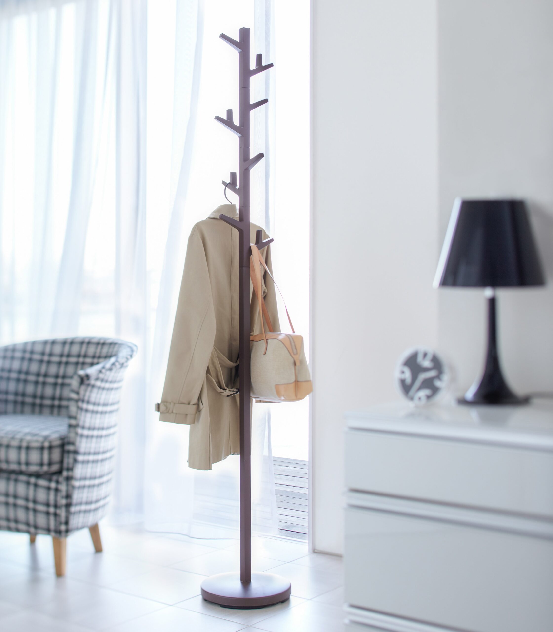 coat rack (69" h) coat rack (69" h)