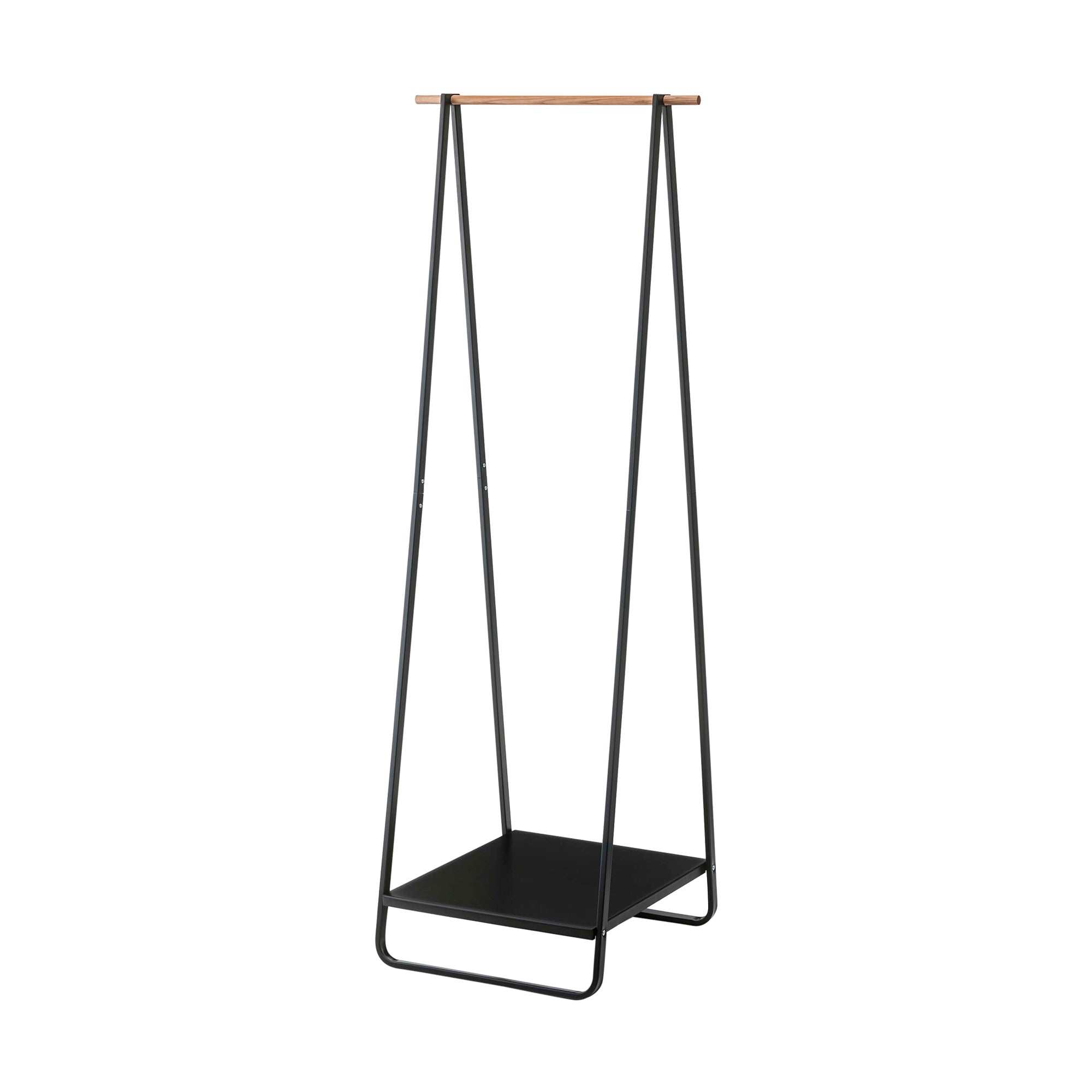 coat rack with shelf (55" h) steel coat rack with shelf (55" h) steel