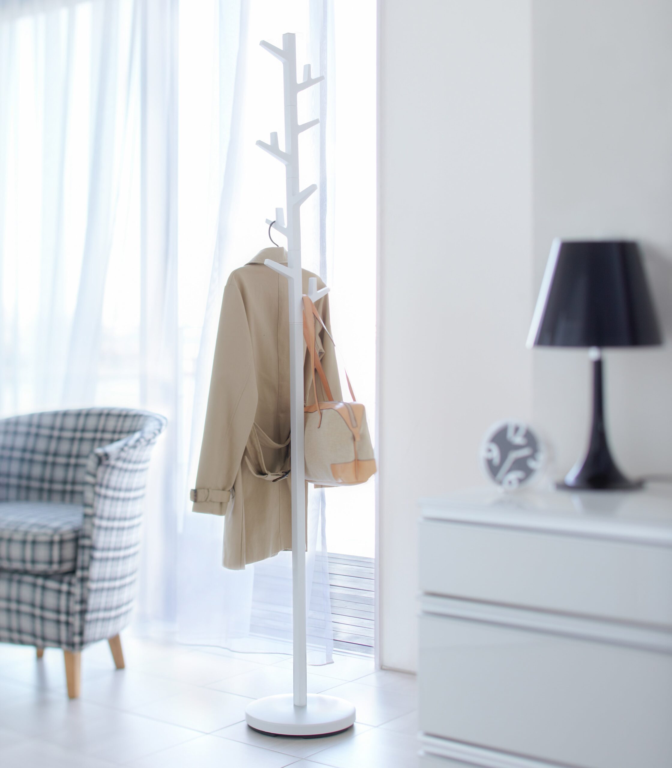 coat rack (69" h) coat rack (69" h)