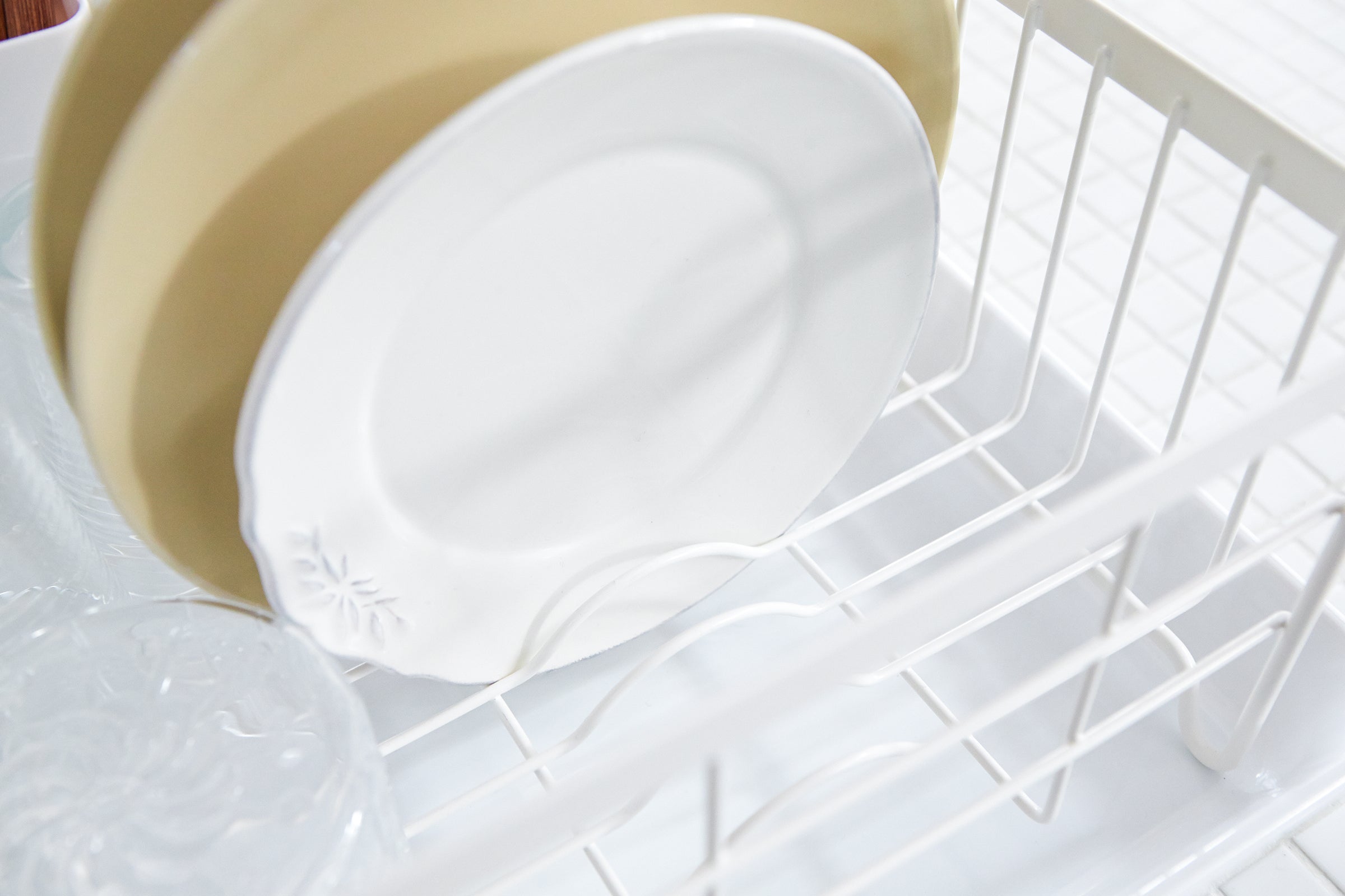 dish rack steel + wood dish rack steel + wood