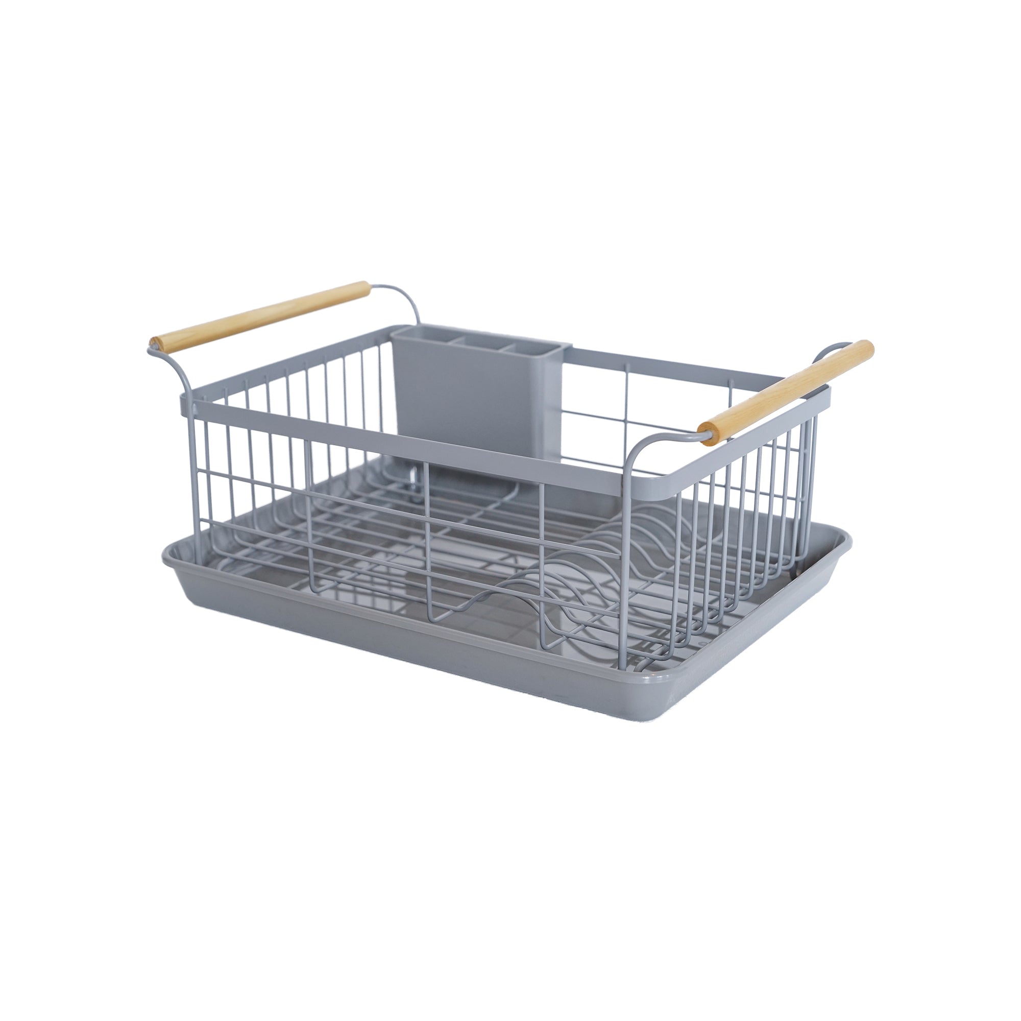 dish rack steel + wood dish rack steel + wood